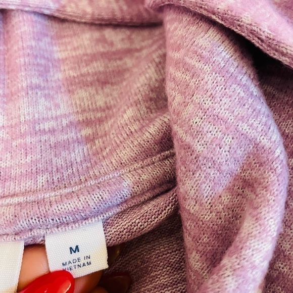 Gap Softspun Space Dye Pullover Hoodie in Purple Amethyst Women’s Size M - Picture 8 of 10